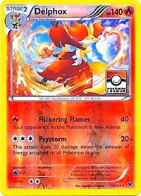 Delphox - 13/124 (Pokemon League) (13) - League & Championship Cards (PR)