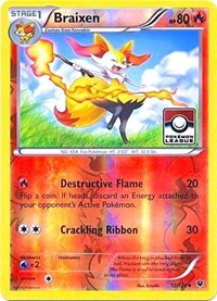 Braixen - 12/124 (Pokemon League) (12) - League & Championship Cards (PR)