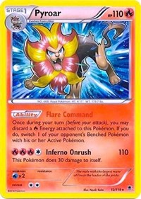 Pyroar - 12/119 (Cosmos Holo) (12) - Blister Exclusives (BLE)