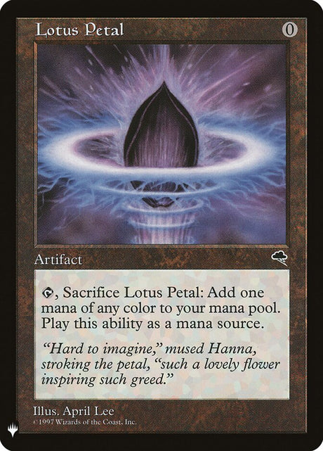 Lotus Petal (TMP-294) - The List (PLST)