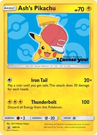 Ashs Pikachu (SM114) - SM Promos (SMP)