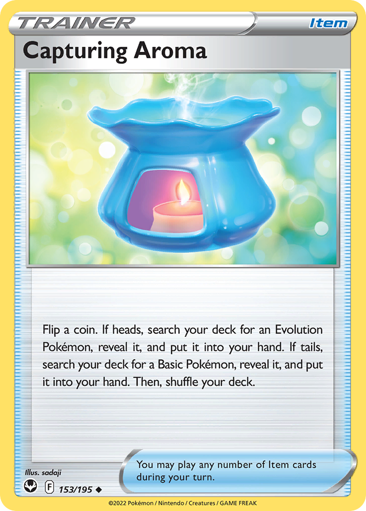 Capturing Aroma (153/195) - [Reverse Holo] Silver Tempest (SIT)