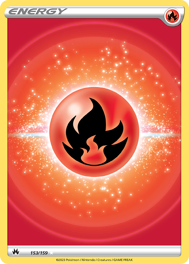 Fire Energy (153/159) - [Holo Foil] Crown Zenith (CRZ)