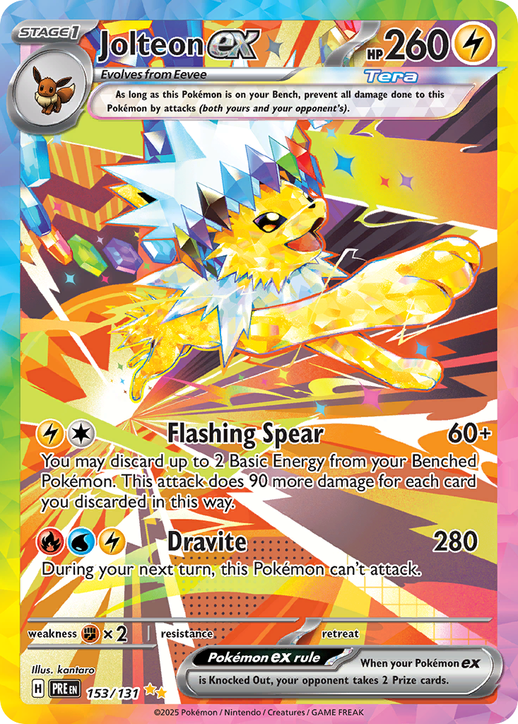 Jolteon ex (153/131) - [Special Illustration Rare] Prismatic Evolutions (PRE)