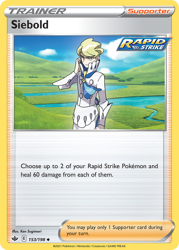 Siebold (153/198) - [Reverse Holo] Chilling Reign (CRE)