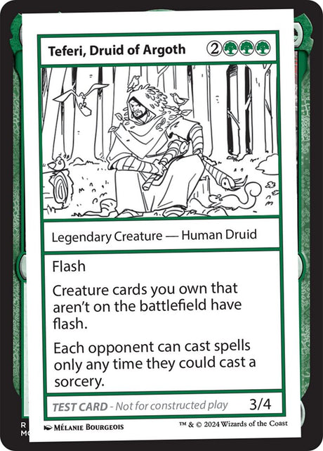 Teferi, Druid of Argoth (586) - Mystery Booster 2 (MB2)