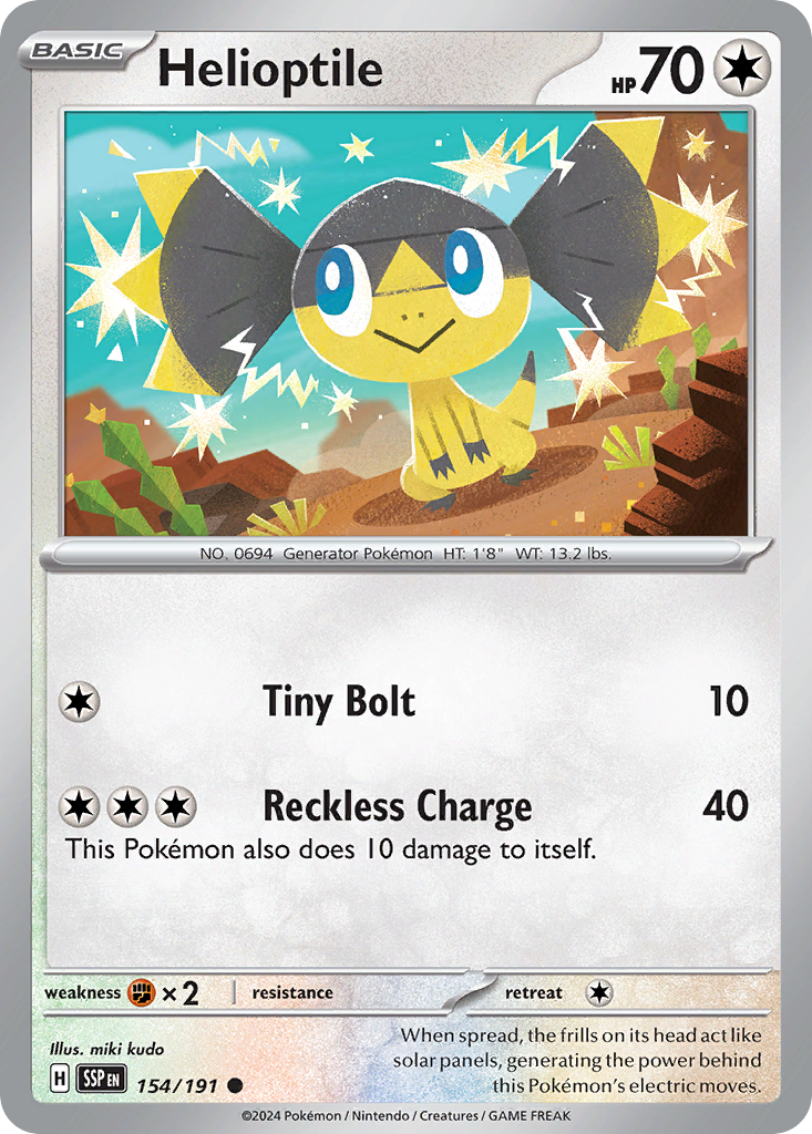 Helioptile (154/191) - Surging Sparks (SSP)