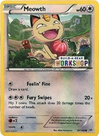 Meowth - 67/108 (Build-A-Bear Workshop Exclusive) (67) - Miscellaneous Cards & Products (MCAP)