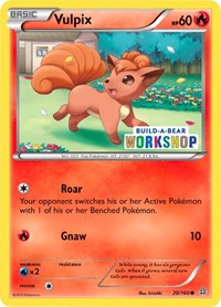 Vulpix - 20/160 (Build-A-Bear Workshop Exclusive) (20) - Miscellaneous Cards & Products (MCAP)