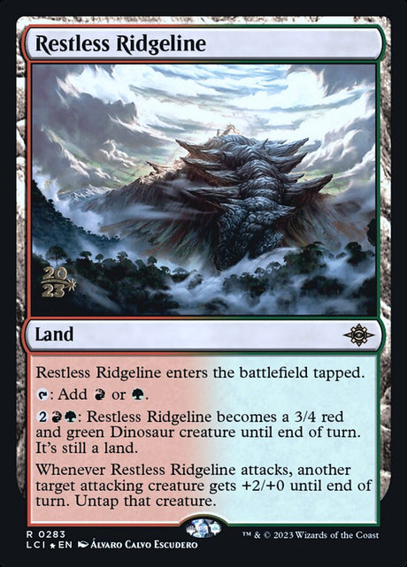 Restless Ridgeline (283s) - The Lost Caverns of Ixalan Promos (PLCI)