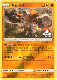 Regirock - 53/111 (Pokemon League) (53) - League & Championship Cards (PR)