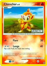 Chimchar - 56/100 (56) - Burger King Promos (BKP)