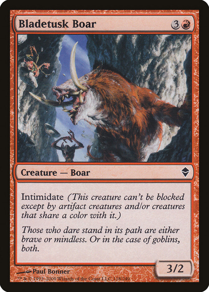 Bladetusk Boar (118) - Zendikar (ZEN)
