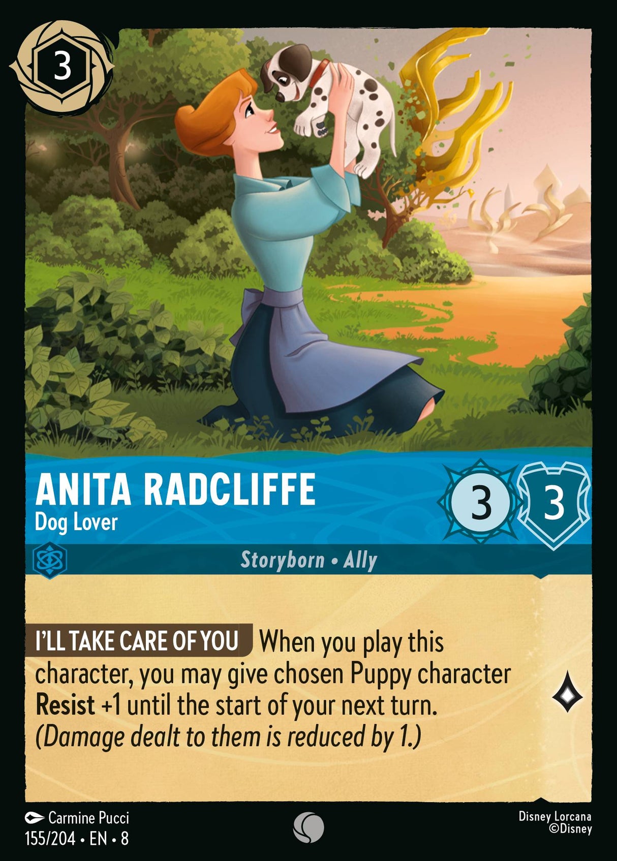Anita Radcliffe - Dog Lover - [Foil] Reign of Jafar (8)
