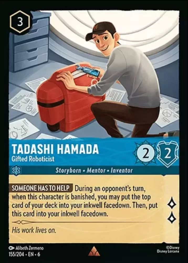 Tadashi Hamada - Gifted Roboticist - [Foil] Azurite Sea (6)