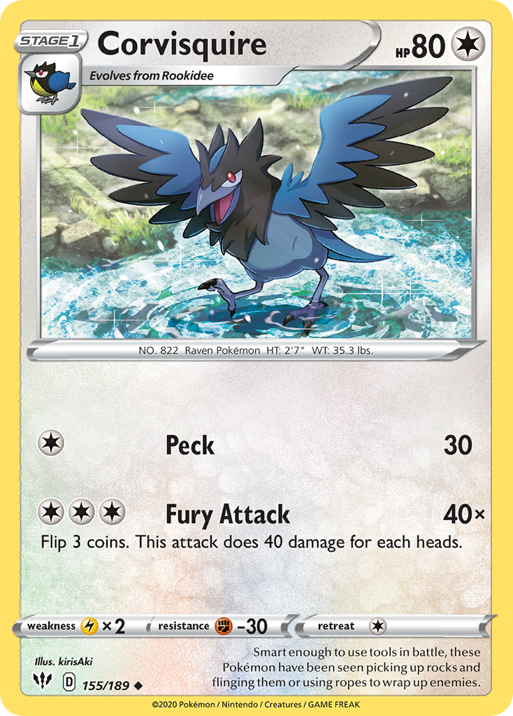 Corvisquire (155/189) - Darkness Ablaze (DAA)