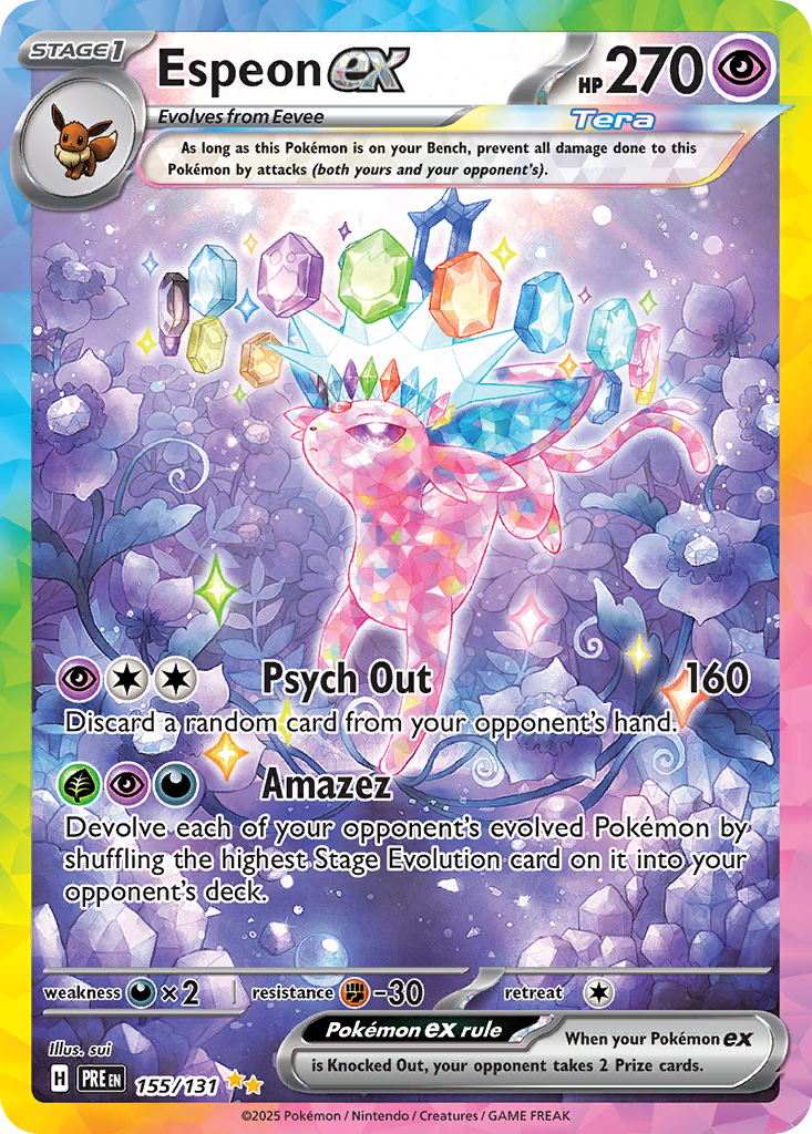 Espeon ex (155/131) - [Special Illustration Rare] Prismatic Evolutions (PRE)
