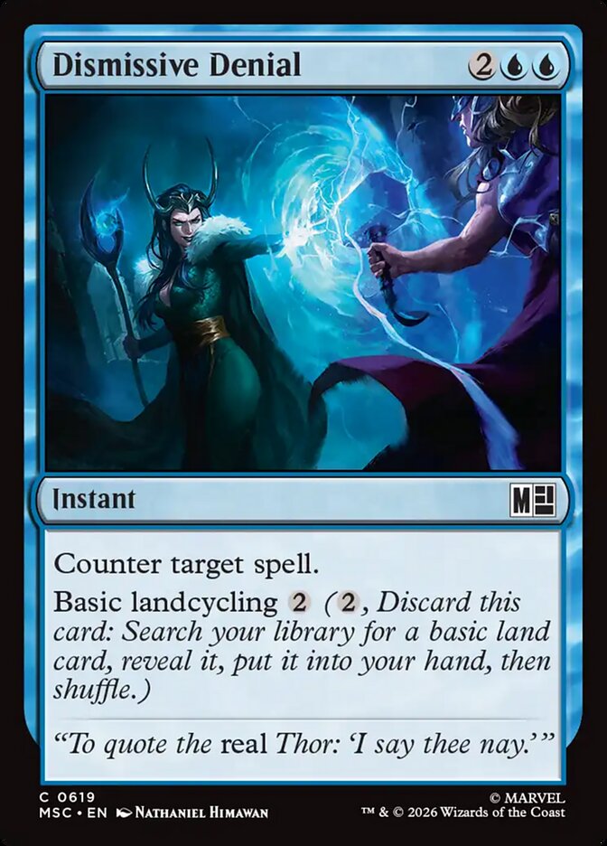 Dismissive Denial (619) - Marvel Super Heroes Commander (MSC)