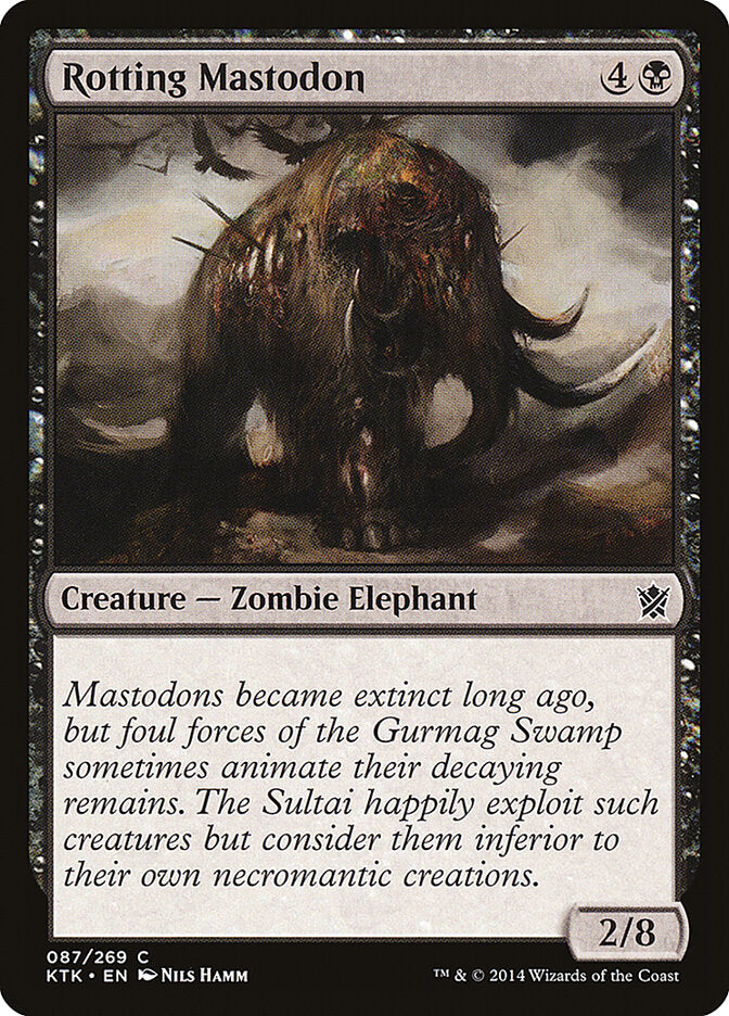 Rotting Mastodon (87) - Khans of Tarkir (KTK)