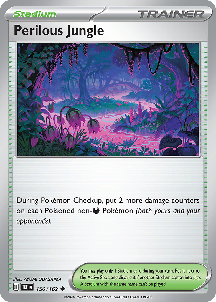 Perilous Jungle (156/162) - [Reverse Holo] Temporal Forces (TEF)
