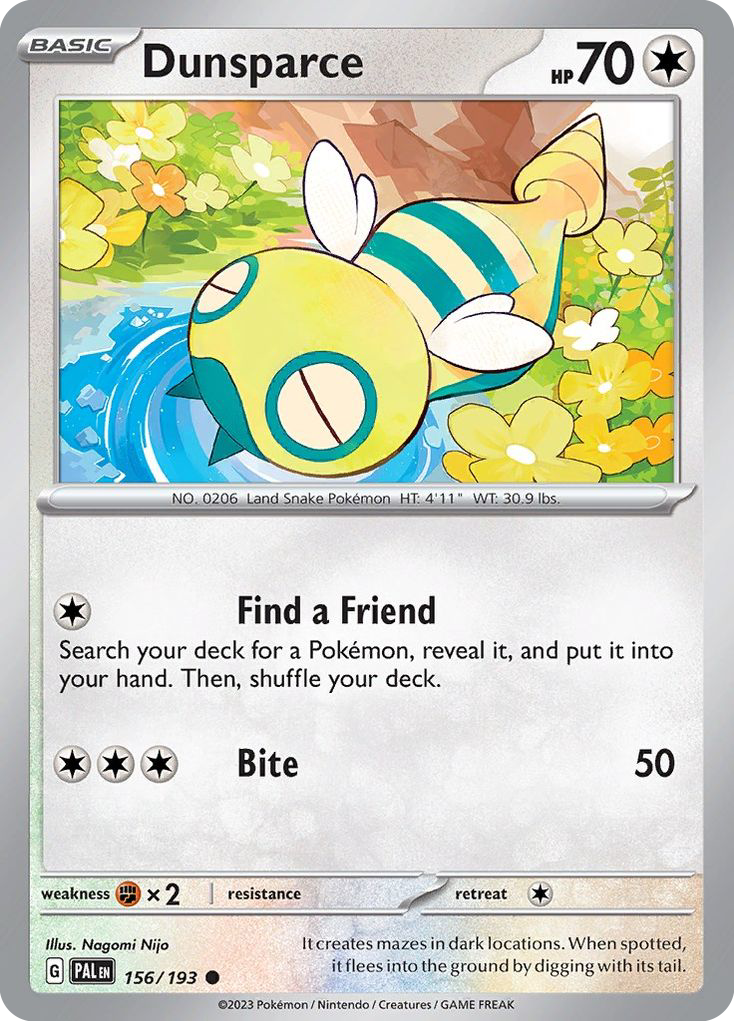 Dunsparce (156/193) - Paldea Evolved (PAL)