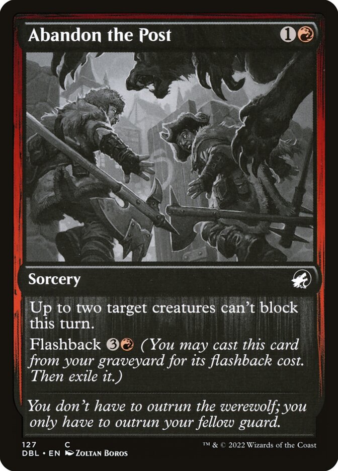 Abandon the Post - [Foil] Innistrad: Double Feature (DBL)