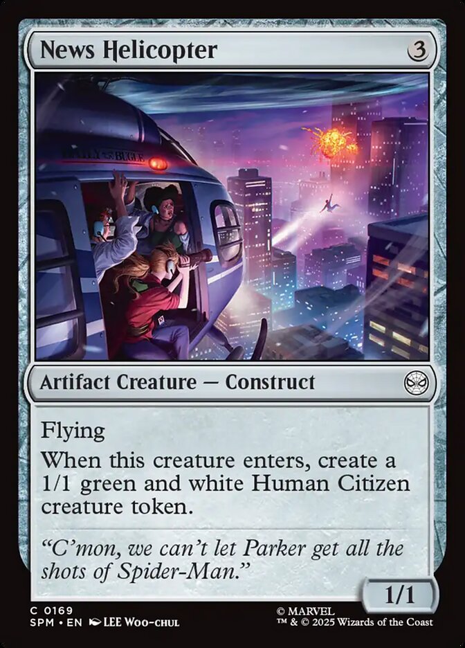 News Helicopter (169) - [Foil] Marvel's Spider-Man (SPM)
