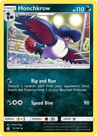 Honchkrow (72) - SM - Ultra Prism (SM05)