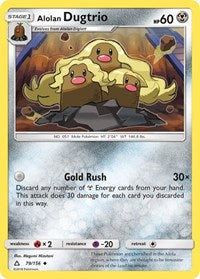 Alolan Dugtrio (79) - SM - Ultra Prism (SM05)