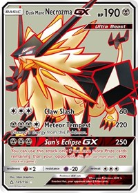 Dusk Mane Necrozma GX Full Art (145) - SM - Ultra Prism (SM05)