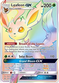 Leafeon GX Secret Rare (157) - SM - Ultra Prism (SM05)