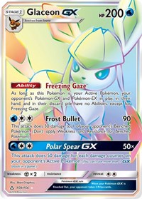 Glaceon GX Secret Rare (159) - SM - Ultra Prism (SM05)