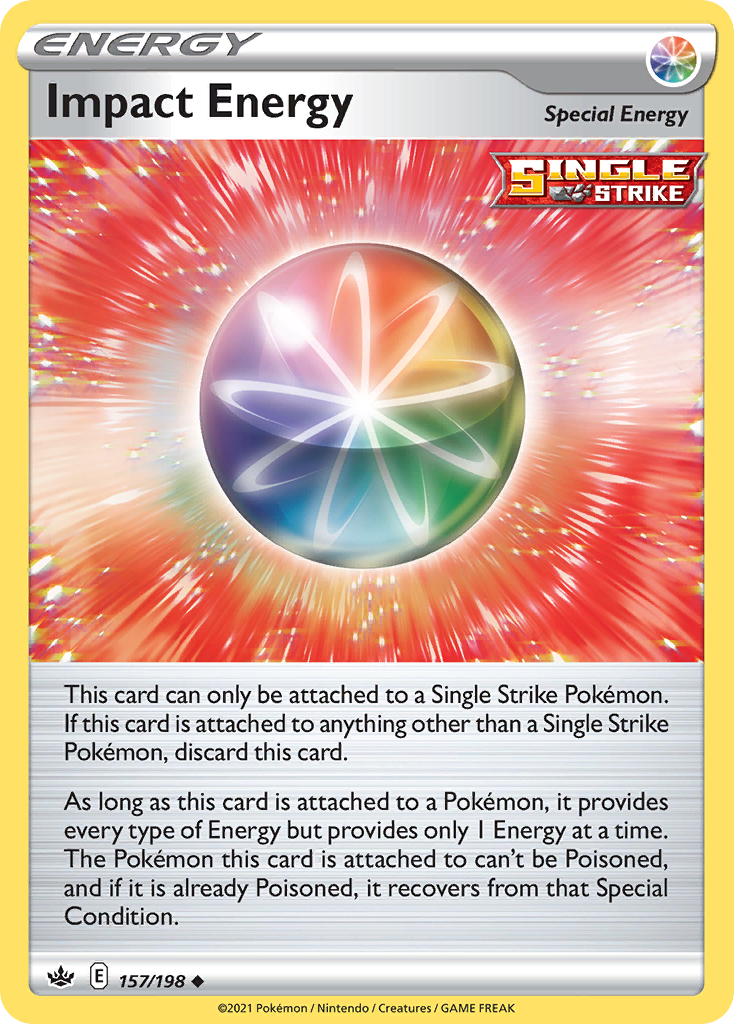 Impact Energy (157/198) - [Reverse Holo] Chilling Reign (CRE)
