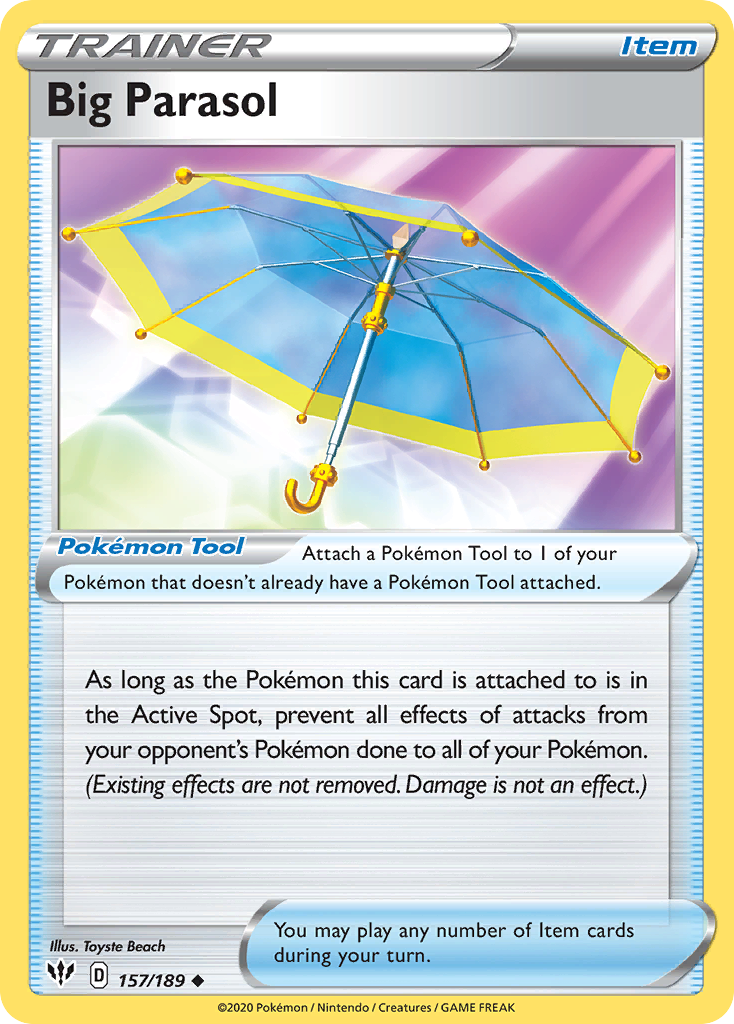 Big Parasol (157/189) - [Reverse Holo] Darkness Ablaze (DAA)
