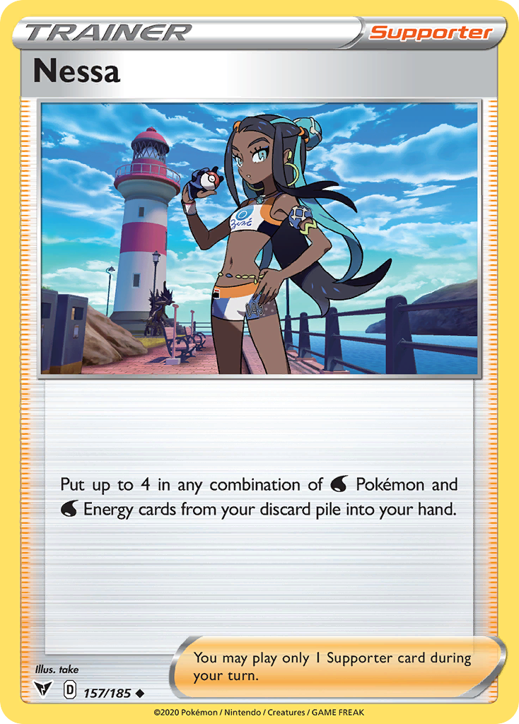 Nessa (157/185) - [Reverse Holo] Vivid Voltage (VIV)
