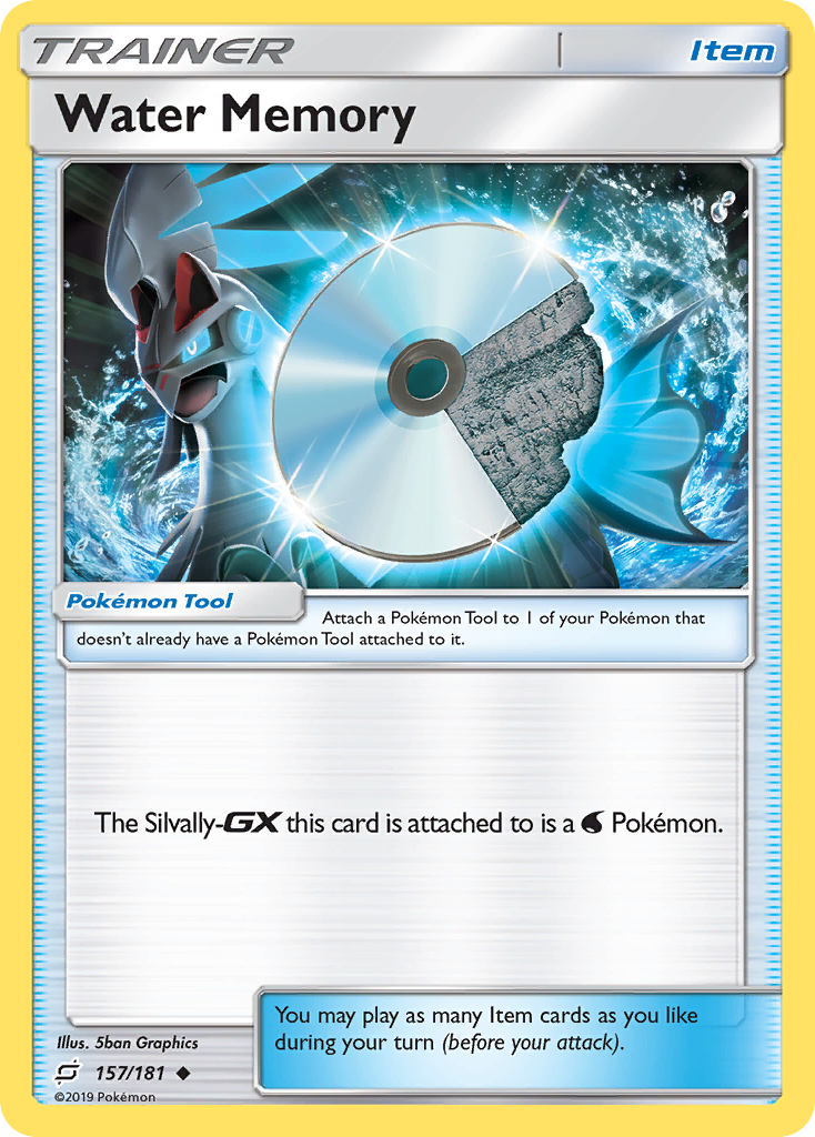 Water Memory (157/181) - [Reverse Holo] Team Up (TEU)