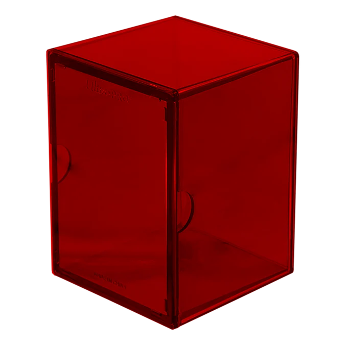 Eclipse 2-Piece 100+ Apple Red Deck Box - Ultra Pro Deck Boxes