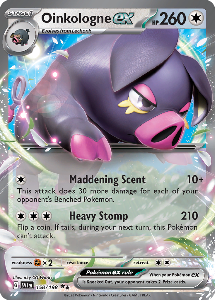 Oinkologne ex (158/198) - [Holo Foil] Scarlet & Violet (SVI)