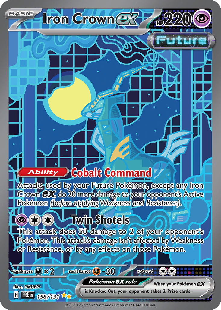 Iron Crown ex (158/131) - [Special Illustration Rare] Prismatic Evolutions (PRE)
