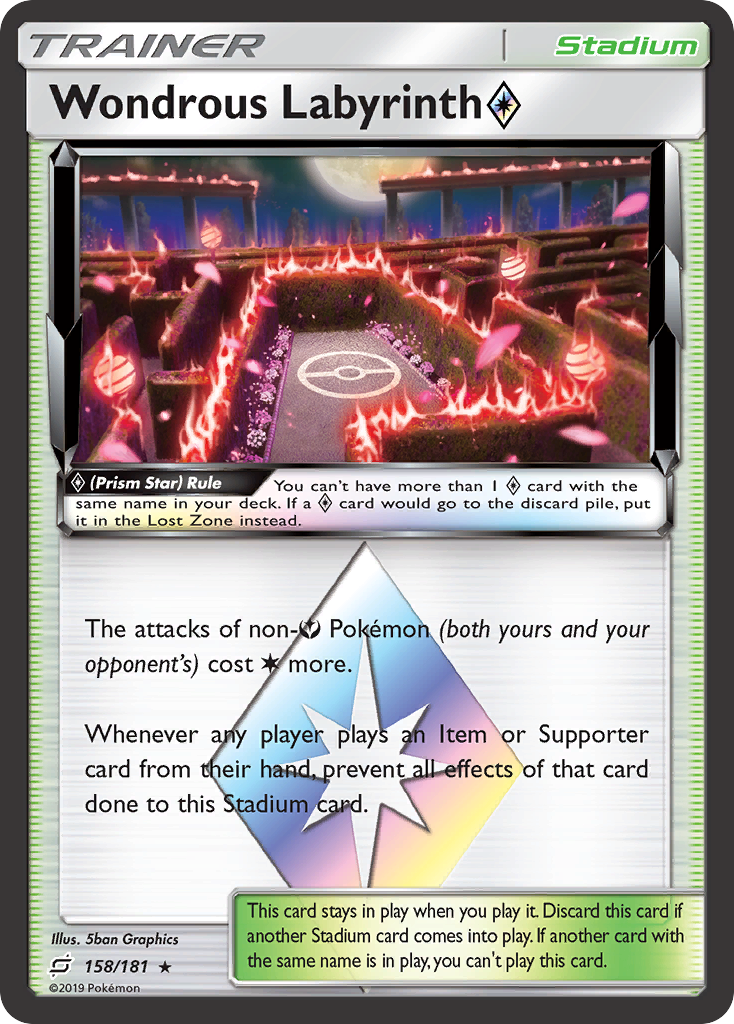Wondrous Labyrinth ◇ (158/181) - [Holo Foil] Team Up (TEU)