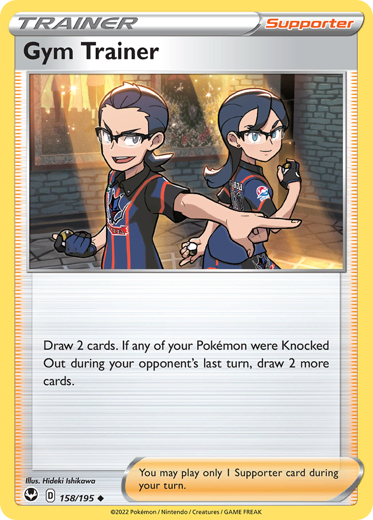 Gym Trainer (158/195) - [Reverse Holo] Silver Tempest (SIT)