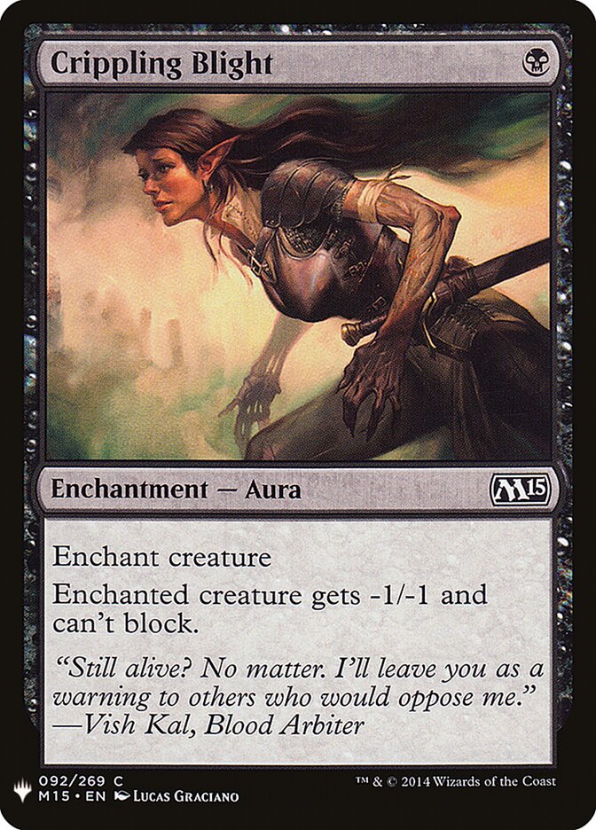Crippling Blight (M15-92) - The List (PLST)