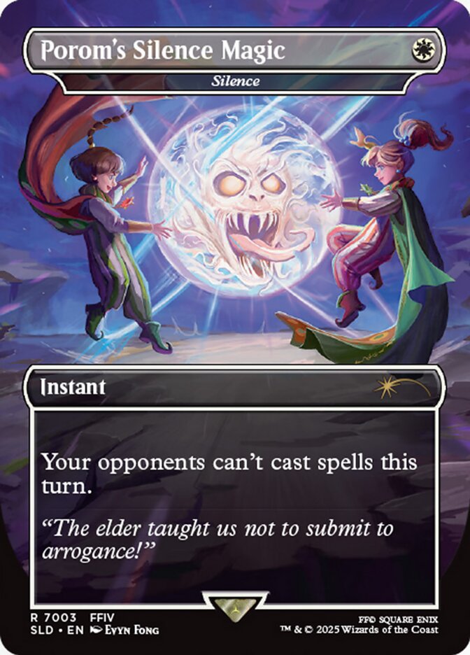 Porom's Silence Magic - Silence - Secret Lair Drop (SLD)
