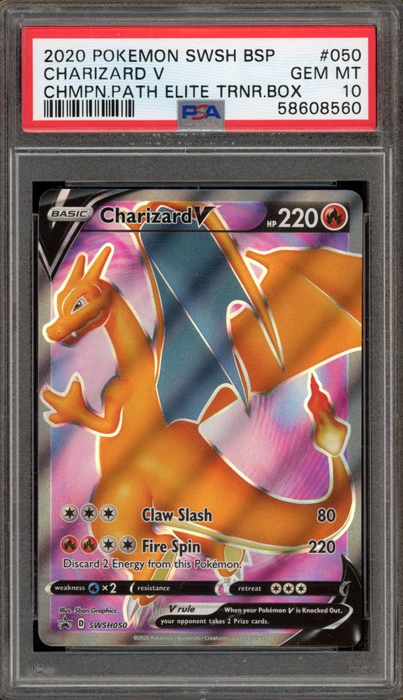 Charizard V #SWSH050 - [Graded PSA 10] SWSH: Sword & Shield Promo Cards (SWSD)