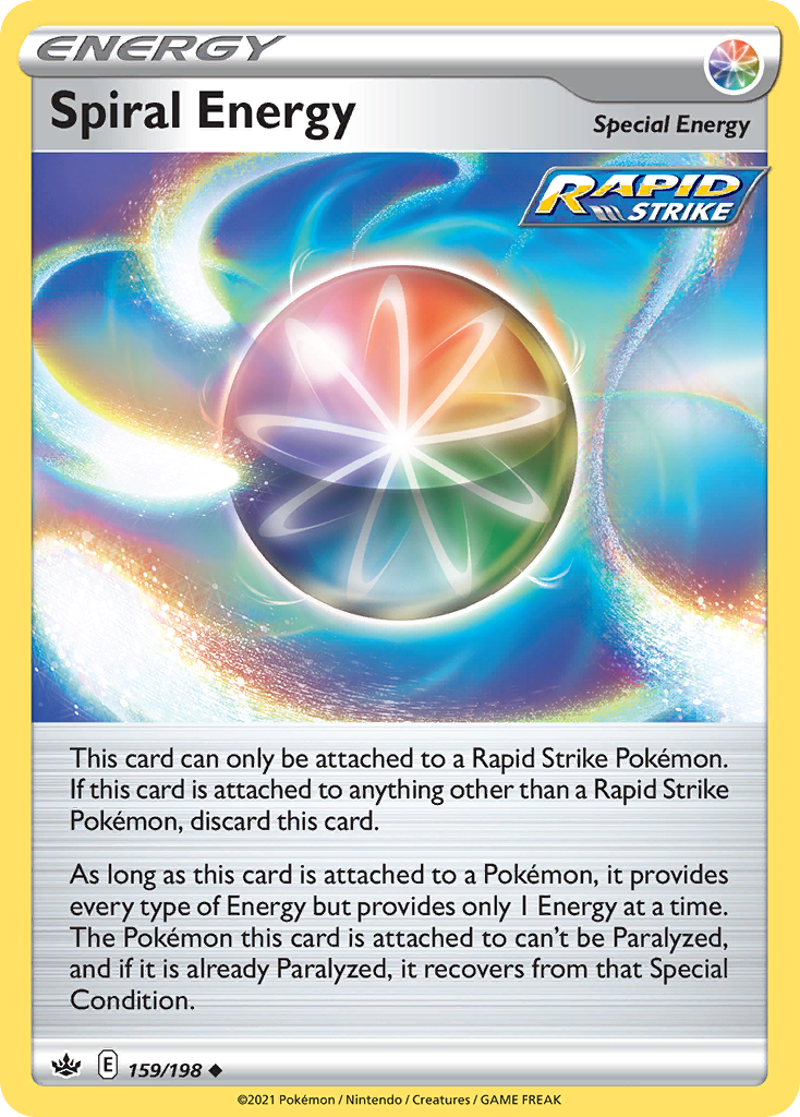 Spiral Energy (159/198) - [Reverse Holo] Chilling Reign (CRE)