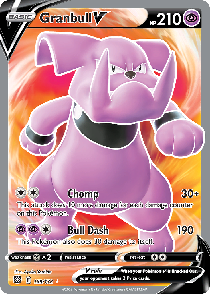 Granbull V (159/172) - [Full Art] Brilliant Stars (BRS)