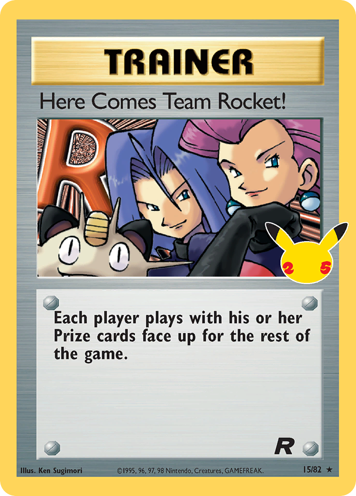Here Comes Team Rocket! (15/25) - [Holo Foil] Celebrations: Classic Collection (CEL)