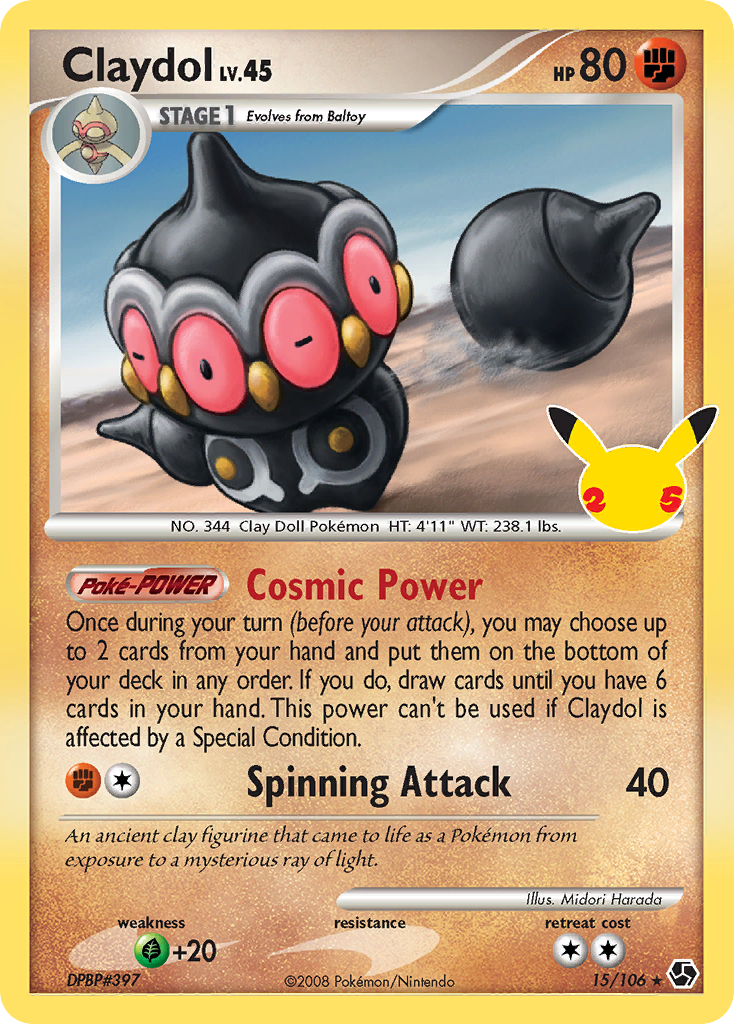 Claydol (15/25) - [Holo Foil] Celebrations: Classic Collection (CEL)