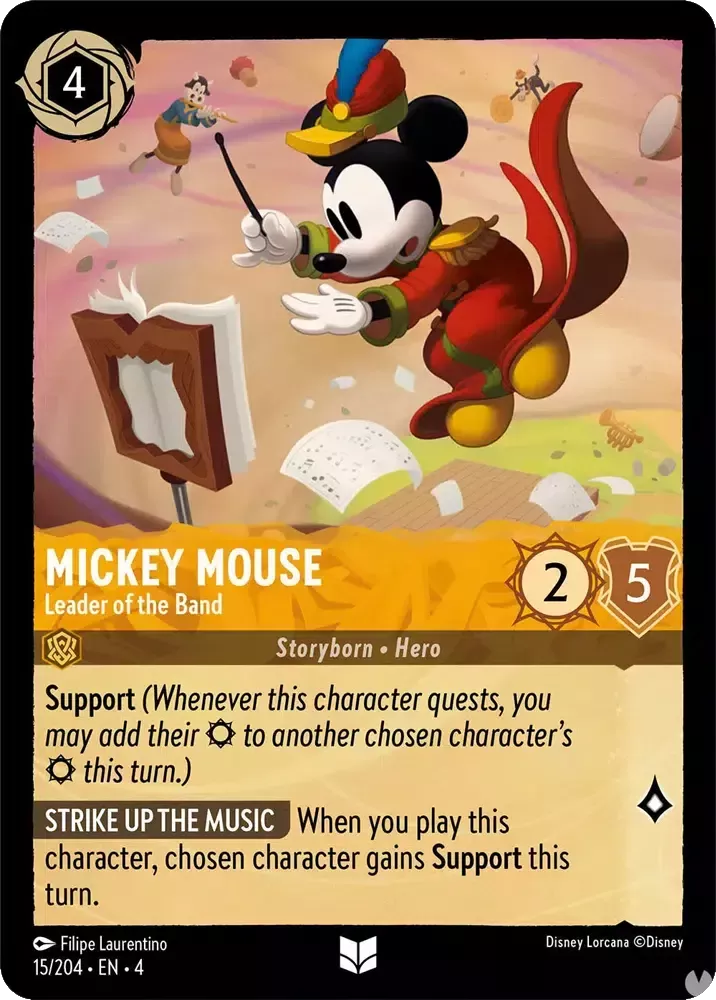 Mickey Mouse - Leader of the Band - [Foil] Ursula's Return (4)