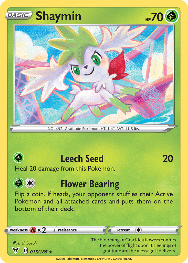 Shaymin (15/185) - [Reverse Holo] Vivid Voltage (VIV)